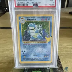 Pokemon Celebrations Blastoise Classic Collection Holo PSA 9 2/102 2021 TCG - Image 3