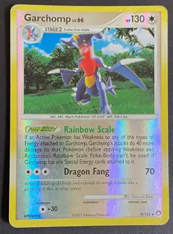 Garchomp - Masterious Treasures - 9/123 - Reverse Holo Rare - Pokemon TCG - HP - Image 1