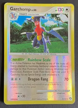 Garchomp - Masterious Treasures - 9/123 - Reverse Holo Rare - Pokemon TCG - HP - Image 2