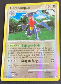 Garchomp - Masterious Treasures - 9/123 - Reverse Holo Rare - Pokemon TCG - HP - Image 3