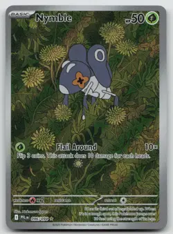 Nymble 096/094 Illustration Rare Phantasmal Flames Pokemon Holo NM - Image 1