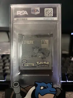VINTAGE 1999 POKEMON Sticker Series 1 Vulpix-PSA 9 - Image 2
