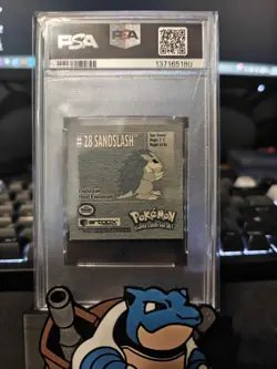 1999 Pokemon Artbox Sticker Series 1 Sandlash-PSA 9 - Image 2