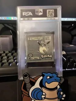 1999 Pokemon Artbox Sticker Series 1 Wigglytuff-PSA 9 - Image 2
