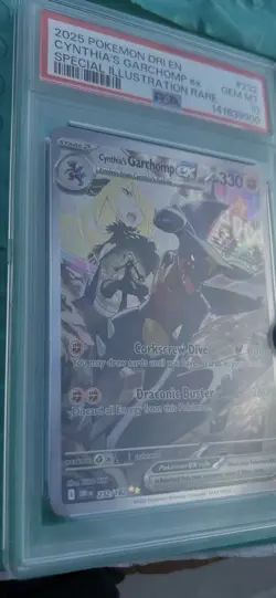 Pokemon TCG - Cynthia’s Garchomp EX 232/182 - Destined Rivals - SIR - PSA 10 - Image 3