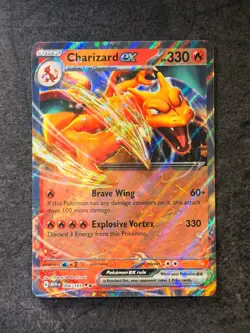CHARIZARD EX 006/165 Double Rare 151 Cool Pokemon | HOLO | NM - Image 1