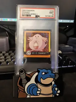 1999 Pokemon Artbox Sticker Series 1 Chansey- PSA 9 - Image 1