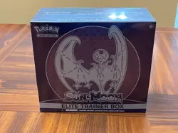 Pokemon Sun & Moon Lunala Elite Trainer Box - Sealed - Image 1