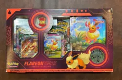 Pokemon TCG: Eevee Evolution FLAREON VMAX Premium Collection - New SEALED 820650101618 - Image 1