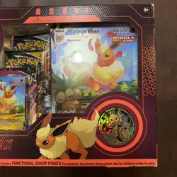 Pokemon TCG: Eevee Evolution FLAREON VMAX Premium Collection - New SEALED 820650101618 - Image 4