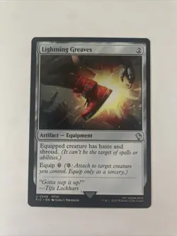 Lightning Greaves U Commander: FINAL FANTASY 349 - Image 1