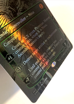 MTG Nissa, Ascended Animist *OIL SLICK FOIL* Phyrexial All Will be One 362 NM - Image 2