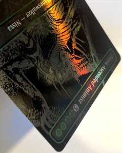 MTG Nissa, Ascended Animist *OIL SLICK FOIL* Phyrexial All Will be One 362 NM - Image 4