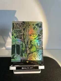 Anduril, Flame of the West Borderless Poster FOIL | LTR | MTG | Near Mint ✨ - Image 1