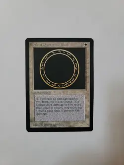 Magic The Gathering Beta Set Circle Of Protection: Black - See Photos OC3200 - Image 1