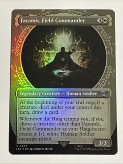 MTG Lord of the Rings Faramir, Field Commander Showcase Foil 0303 NM - Image 1