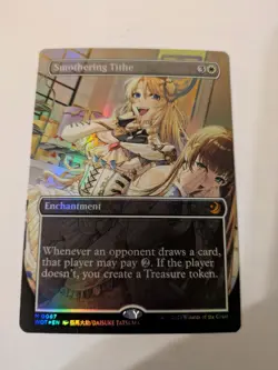G1N Smothering Tithe Anime Borderless Wilds of Eldraine Enchanting Tales Foil - Image 1