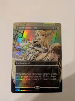 G1N Smothering Tithe Anime Borderless Wilds of Eldraine Enchanting Tales Foil - Image 2