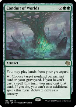 1x Conduit of Worlds NM-Mint, English Phyrexia: All Will Be One MTG Magic - Image 1