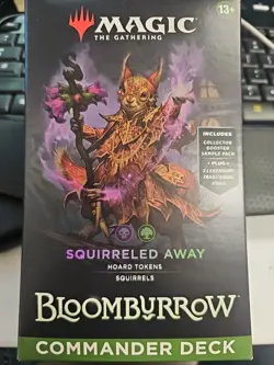 Magic The Gathering Bloomburrow Squirreled Away Commander Deck New & Sealed MtG - Image 1