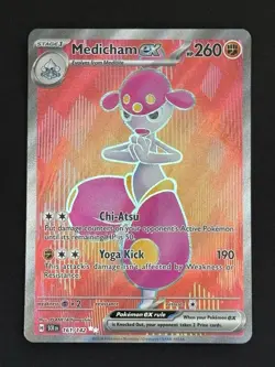 Pokemon TCG Medicham ex Full Art - 161/142 - SV07: Stellar Crown Near Mint - Image 1