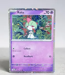 Pokemon Ralts #058/132 Cosmos Holo Promo: Mega Evolution (Read Description) 🔥 - Image 1