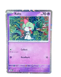 Pokemon Ralts #058/132 Cosmos Holo Promo: Mega Evolution (Read Description) 🔥 - Image 2
