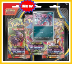*Brand NEW*Pokemon TCG Mega Evolution Phantasmal Flames 3 Pack Blister Promo🤩 - Image 1