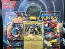 NEW Pokemon Mega Evolution & Phantasmal Flames 2-Pack Blister Sealed - Raikou - Image 1
