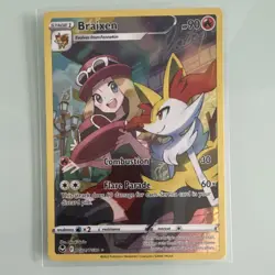 Pokemon Braixen TG01/TG30 Silver Tempest Holo Ultra Rare 90 HP English 2022 - Image 1