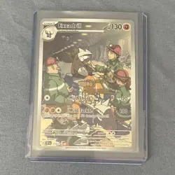 Pokemon Excadrill SV05 Temporal Forces 174/162 Illustration Rare Holo Autograph… - Image 1