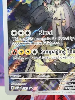 Pokemon TCG N’s Zekrom #031 Black Star Promo Full Art Ascended Heroes Promo NM/M - Image 5