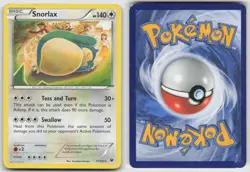 Snorlax 77/124 Rare Fates Collide Pokemon HP - Image 3