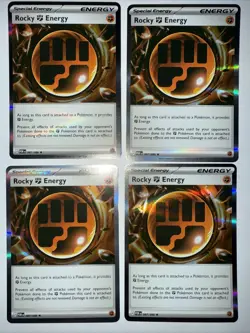 4x Rocky Fighting Energy 087/088 -Perfect Order Holo Play x4 - Pokemon - Image 1