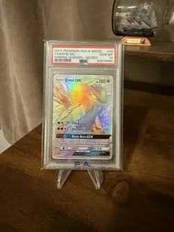 2017 Pokemon Shining Legends Entei GX 74/73 Secret Rare Holo PSA 10 - Image 1