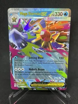 Mega Starmie ex 021/088 Double Rare Perfect Order Pokemon Near Mint - Image 1