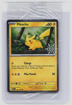 Pikachu 025/165 Holiday Calendar Pokemon NM SEALED - Image 1