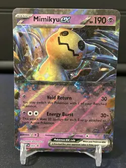 Pokemon TCG: Mimikyu EX SVP004 Black Star Promo Scarlet & Violet - Image 1