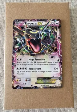 Rayquaza EX (Shiny) XY69 XY Promo Holo (MP) Moderately played - Image 1