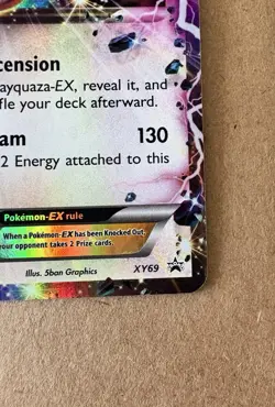 Rayquaza EX (Shiny) XY69 XY Promo Holo (MP) Moderately played - Image 4