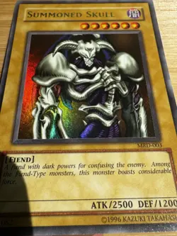 Summoned Skull MRD-003 Unlimited Holo Yu-Gi-Oh LP - Image 2