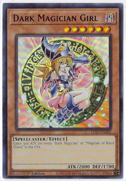 Yugioh! LP Dark Magician Girl (Red) - LDS3-EN082 - Ultra Rare - 1st Edition Ligh - Image 1