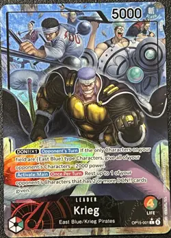 Krieg (OP15-001) (Alternate Art) One Piece Adventure on Kami's Island OP15-EB04 - Image 1