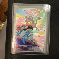 Pokemon Mega Evolution Promo Card Lot Of 3 Litten Rowlet Popplio. Mint ! - Image 2