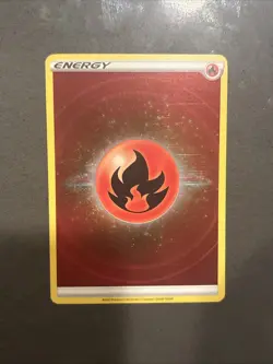 Pokemon TCG Fire Energy Reverse HOLO - Crown Zenith - No Texture No# PACK FRESH - Image 1