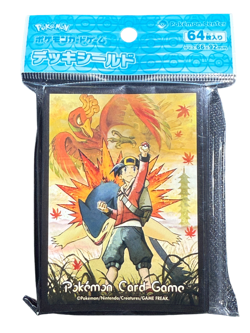 Ethan and Typhlosion Card Sleeves 64ct Pokemon Center Japan US SELLER - Image 1