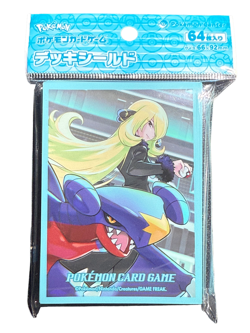 Cynthia Garchomp Light Blue Card Sleeves 64ct Pokemon Center Japan US SELLER - Image 1