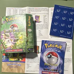 Pokemon TCG Jungle Power Reserve EMPTY Deck Box, Rulebook, Card List - Image 1