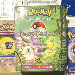 Pokemon TCG Jungle Power Reserve EMPTY Deck Box, Rulebook, Card List - Image 3