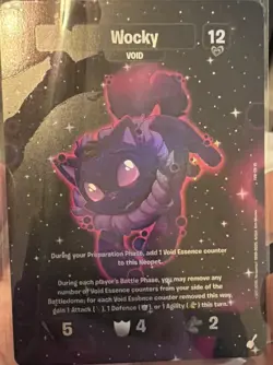 Upper Deck Neopets TCG Wocky Void Card TVW-128 Foil NM - Image 1